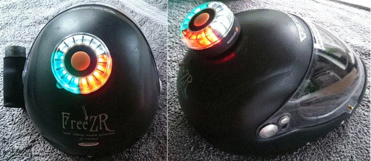 Helm mit Positionslicht